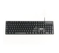 iggual TECLADO ESTÁNDAR CK-FRAMELESS-105T Negro