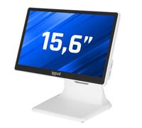 iggual TPV AIO 15,6" Wiffi - Écran tactile capacitif, Panoramique 16:9 - Sans système d'exploitation - Processeur J4125 QuadCore - SSD 128 Go + 4 Go RAM - Tout en un - Usage commercial (POS