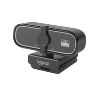iggual Webcam Professionnelle WC3840 Business Pro View - Image 4K UHD et Audio Net pour appels vidéo Mise au Point Automatique - Alimentation par USB - Prend en Charge Tout système d'exploitation