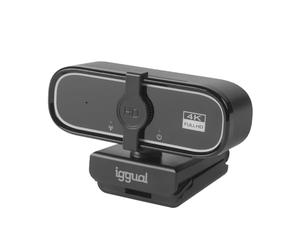 iggual Webcam Professionnelle WC3840 Business Pro View - Image 4K UHD et Audio Net pour appels vidéo Mise au Point Automatique - Alimentation par USB - Prend en Charge Tout système d'exploitation