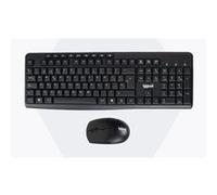 iggual WMK-BUSINESS2 - Ensemble clavier et souris - sans fil - 2.4 GHz - QWERTY - noir Noir G