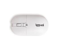 iggual YANG-1600DPI - Souris - optique - 4 boutons - sans fil - Bluetooth 3.0 - blanc - boîte de suspension