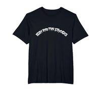 Iggy and The Stooges Drip Logo Officially Licensed T-Shirt, Homme Grandes Tailles, Noir, 5X Tall