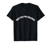 Iggy and The Stooges Drip Logo Officially Licensed T-Shirt, Homme, Noir, XL
