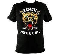 Iggy and The Stooges T Shirt Men Tops Tee Black S