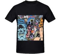Iggy Pop Brick by Brick Rock Album Cover Men Crew Neck Slim Fit T Shirt Size XXL