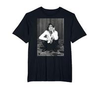 Iggy Pop of The Stooges Friars Aylesbury par Virginia Turbett T-Shirt, Homme Grandes Tailles, Noir, 2X Tall