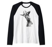 Iggy Pop of The Stooges Raw Power par Virginia Turbett Manche Raglan