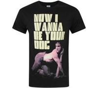 iggy Pop - T-shirt 'Now I Wanna Be Your Dog' - Homme (S) (Noir) - UTNS4084 Noir G
