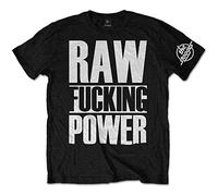 Iggy & the Stooges - T-Shirt # L Unisex Black # Raw [Import]