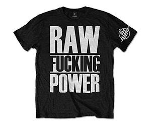 Iggy & the Stooges - T-Shirt # L Unisex Black # Raw [Import]