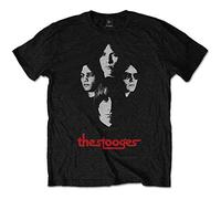 Iggy & the Stooges - T-Shirt # M Black Unisex # Group Shot [Import]