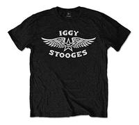 Iggy & the Stooges - T-Shirt # S Unisex Black # Wings [Import]