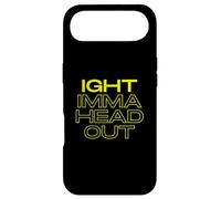 Ight Imma Head Out Meme Funny TV Cartoon Dank Gaming Memes Coque pour iPhone Air
