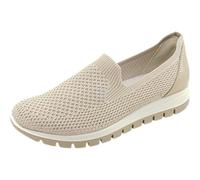 IGI&Co 1150033 Crème Platine Crème Chaussures Femmes Sport Casual Slip on Sans Lacets Tissu, Crème Crème Plat, 39 EU