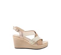 IGI&CO Femme D.Agata Sandale cale, Platinum Sand, 40 EU