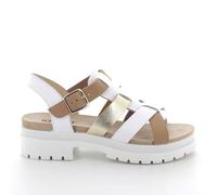 IGI&CO Femme D.saby Sandale à Talon, Blanc Beige, 41 EU