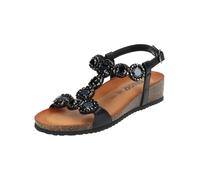 IGI&CO Sandales à lanières noir / argent, Taille 36