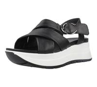IGI&CO Women's D.Sirena Wedge Sandal, Noir, 42 EU