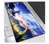 IGIRC Angel Beats 800X300Mm Mouse Pad, Extended XXL Grand Tapis De Souris De Jeu Professionnel avec Base De 3Mm D'Épaisseur, pour Ordinateurs Portables, Pc, R