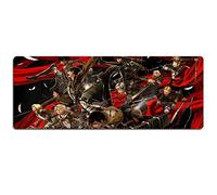 IGIRC Attaque du Tapis De Souris Géant Speed Gaming, Tapis De Souris 800X300Mm, Grand Tapis De Souris Grand Format XXL avec Base Épaisse De 3 Mm, pour Ordinateurs Portables, Pc, D