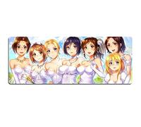 IGIRC Attaque du Tapis De Souris Géant Speed Gaming, Tapis De Souris 800X300Mm, Grand Tapis De Souris XXL Étendu avec Base Épaisse De 3 Mm, pour Ordinateurs Portables, Pc, L