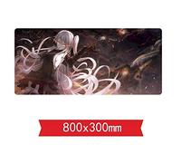 IGIRC Cadeau De Bureau Fille Parfaite Tapis De Souris De Jeu De Vitesse |Tapis De Souris XXL | 800 X 300Mm Grand Format |Base De 2Mm D'Épaisseur | Une Précision Et Une Vitesse Parfaites, A