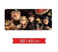 IGIRC Comment Dresser Votre Tapis De Souris Dragon 900X400Mm, Tapis De Souris Gaming avec Base Épaisse Et Précise, pour Ordinateur Portable, Pc, Ordinateur