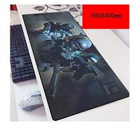 IGIRC Crossing The War 900X400Mm, Tapis De Souris De Jeu Ultra-Précis Et Rapides avec Une Base De 3Mm D'Épaisseur, pour Ordinateurs Portables, O