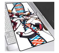IGIRC Darling dans Le Tapis De Souris Franxx 900X400Mm, Tapis De Souris Gaming De Précision Et De Rapidité Parfaites avec Une Base De 3Mm D'Épaisseur, pour Les C