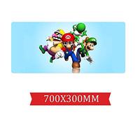 IGIRC De Mario Tapis De Souris De Jeu De Vitesse |Tapis De Souris XXL | 700 X 300Mm Grand Format |Base De 3 Mm D'Épaisseur | Une Précision Et Une Vitesse Parfaites, Je