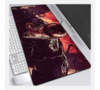 IGIRC Deadly Guardian 800X300Mm Mouse Pad, Tapis De Souris De Jeu Ultra-Précis Et Rapides avec Une Base De 3Mm D'Épaisseur, pour Ordinateurs Portables, Pc