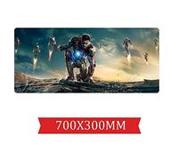 IGIRC Le Film Cool des Avengers, Un Garçon, Un Jeu De Souris Ultra Rapide |Tapis De Souris XXL | 700 X 300Mm Grand Format |Base De 2Mm D'Épaisseur | Précision Et Vitesse Parfaites, N