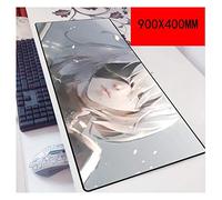 IGIRC Neil Machinery 900X400Mm, Tapis De Souris De Jeu Rapide Et Précis avec Une Base Épaisse De 3 Mm, pour Ordinateurs Portables, J