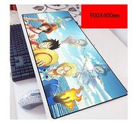 IGIRC One Piece Tapis De Souris De Jeu De Vitesse |Tapis De Souris XXL | 900 X 400Mm Grand Format |Base De 3 Mm D'Épaisseur | Précision Et Vitesse Parfaites, A