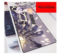 IGIRC One Punch Superman 900X400Mm De Monstre De Poche, Tapis De Souris Gaming De Précision Et De Rapidité avec Base De 3Mm D'É Paisseur, pour Ordinateurs Portables, U