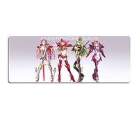 IGIRC Rebel Lulu 900X400Mm, Tapis De Souris De Jeu Ultra-Précis Et Rapides avec Une Base De 3Mm D'Épaisseur, pour Ordinateurs Portables, B