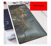 IGIRC Ring Game 900X400Mm De Monstre De Poche, Tapis De Souris Gaming De Précision Et De Rapidité avec Base De 3Mm D'É Paisseur, pour Ordinateurs Portables, A