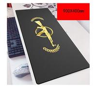 IGIRC Special Textured Surface Tapis De Souris De Jeu De Vitesse |Tapis De Souris XXL | 900 X 400Mm Grand Format |Base De 3 Mm D'Épaisseur | Précision Et Vitesse Parfaites, F