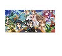 IGIRC Sword Art Online 900X400Mm Mouse Pad, Tapis De Souris Gaming avec Base Épaisse Et Précise pour La Vitesse, pour Ordinateurs Portables, Pc, R
