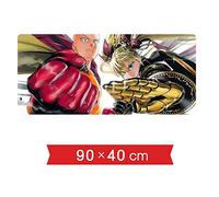 IGIRC Tapis De Souris 900X400Mm, Poinçon One-Punch Man, XXL Étendu Grand Tapis De Souris De Jeu Professionnel avec Base De 3Mm D'Épaisseur, pour Ordinateurs Portables, Pc