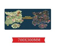 IGIRC Tapis De Souris À Manger 700X300Mm Au Champ De Bataille De Poulet, Grand Tapis De Souris De Jeu Professionnel XXL Étendu avec Base De 3 Mm D'Épaisseur, pour Ordinateurs Portables, Pc, K