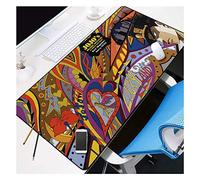 IGIRC Tapis de Souris Bizarre Adventure Speed Gaming Mouse Pad | XXL Mousepad |800 x 300mm Large Size| 3mm-Thick Base | Perfect Precision and Speed, S