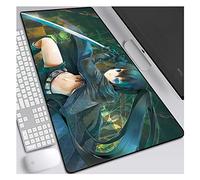 IGIRC Tapis De Souris Black Rock Shooter 900X400Mm, Tapis De Souris Speed Gaming, Large XXL Large Tapis De Souris avec Base De 3Mm D'Épaisseur, pour Ordinateurs Portables, Pc