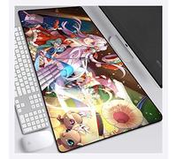 IGIRC Tapis De Souris Blue Route Anime 800X300Mm, Surface Spéciale Résistante À l'usure, Large Tapis De Souris Grand Format XXL avec Base De 3 Mm D'Épaisseur, pour Ordinateurs Portables, Pc