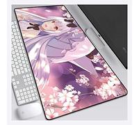 IGIRC Tapis De Souris Blue Route Anime 800X300Mm, Surface Spéciale Résistante À l'usure, Tapis De Souris Long Grand XXL avec Base De 3 Mm D'Épaisseur, pour Ordinateurs Portables, Pc, L