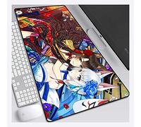 IGIRC Tapis De Souris Blue Route Anime 800X300Mm, Surface Spéciale Résistante À l'usure, Tapis De Souris Long Grand XXL avec Base De 3Mm D'Épaisseur, pour Ordinateurs Portables, Pc, D