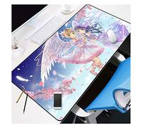 IGIRC Tapis De Souris Cardcaptor Sakura 900X400Mm, Tapis De Souris Speed Gaming, Large XXL Large Tapis De Souris avec Base Épaisse De 3Mm, pour Ordinateurs Portables, Pc