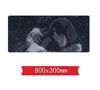 IGIRC Tapis De Souris De 5 Centimètres par Seconde, 800 X 300 X 3 Mm, Base en Caoutchouc Antidérapante, Compatible avec Les Souris Laser Et Optiques, E