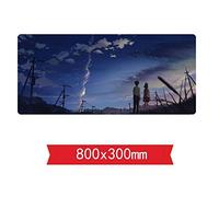 IGIRC Tapis De Souris De 5 Centimètres par Seconde, 800 X 300 X 3 Mm, Base en Caoutchouc Antidérapante, Compatible avec Les Souris Laser Et Optiques, R